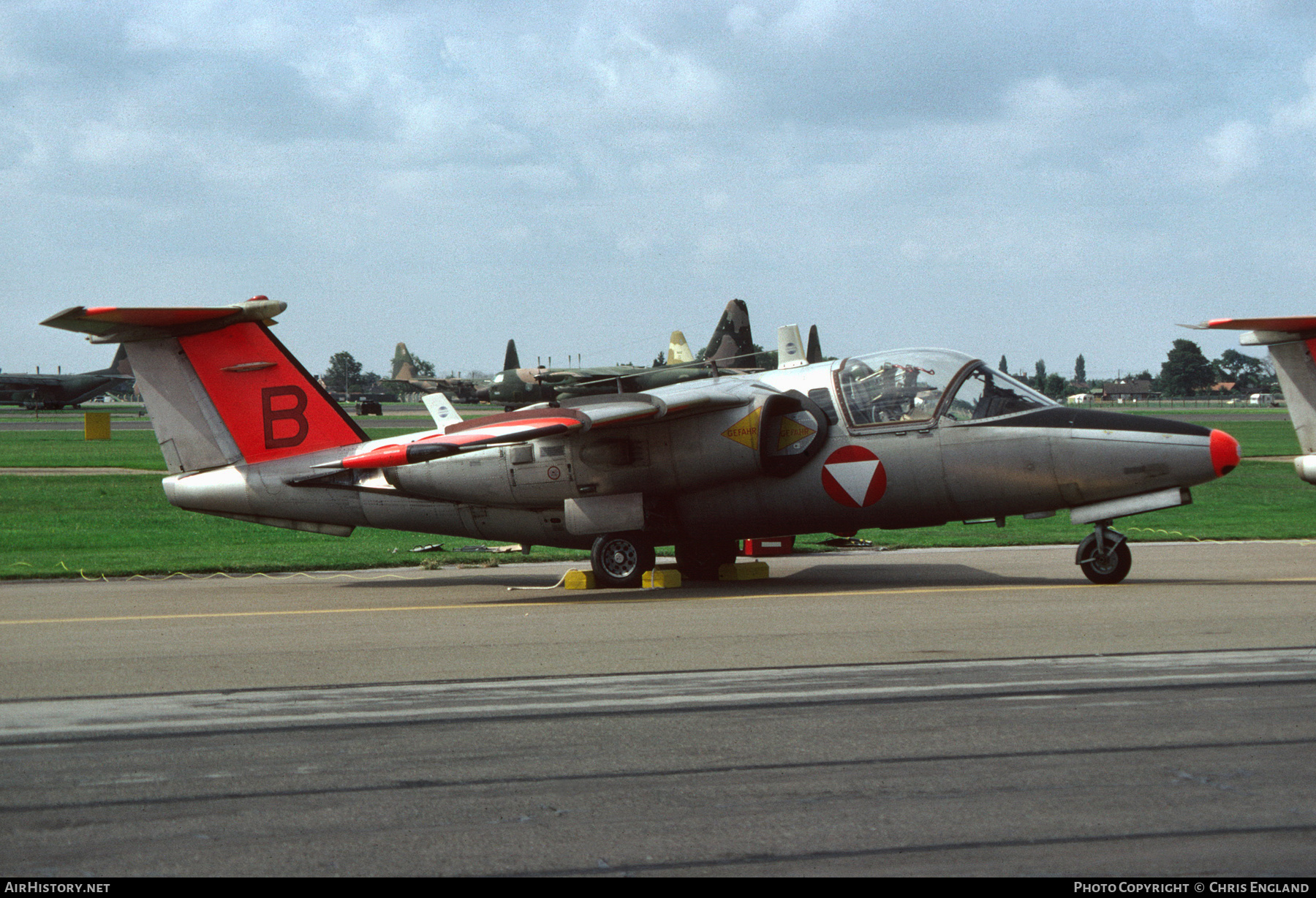 Aircraft Photo of RB-22 / B red | Saab 105OE | Austria - Air Force | AirHistory.net #526142