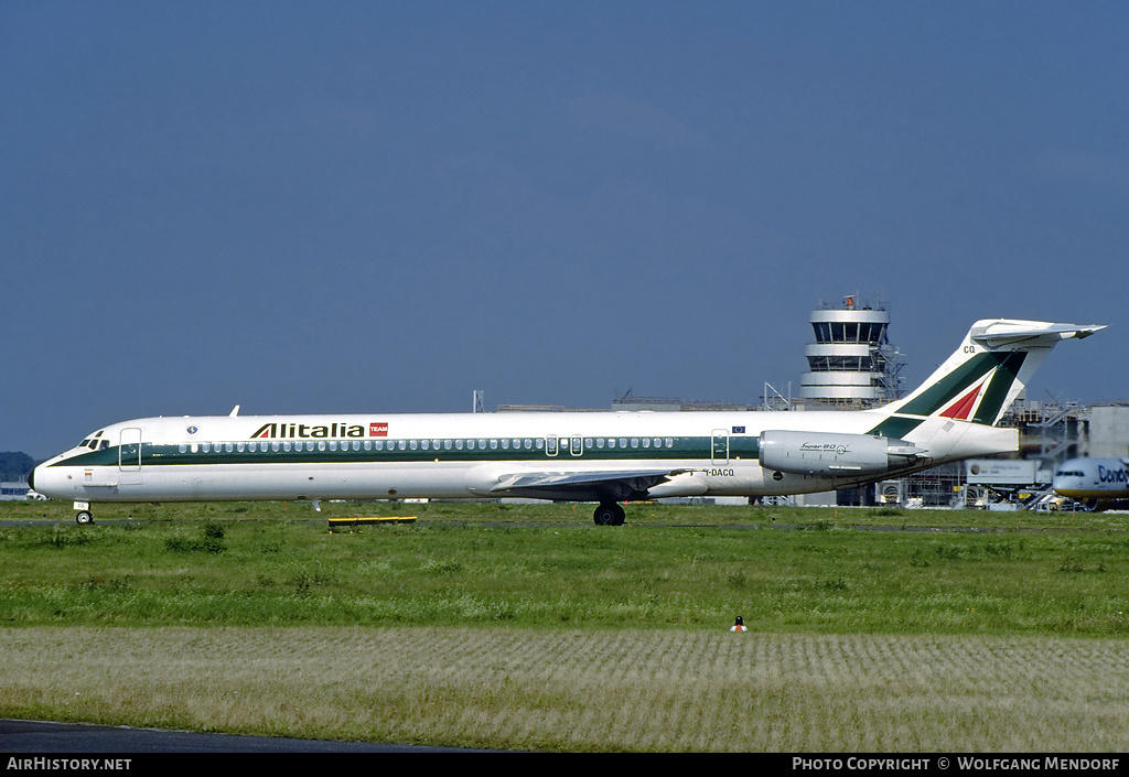 Aircraft Photo of I-DACQ | McDonnell Douglas MD-82 (DC-9-82) | Alitalia | AirHistory.net #526149