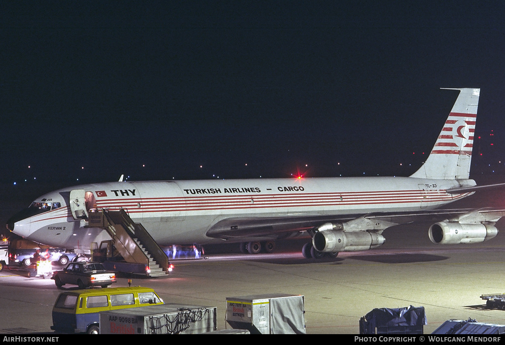 Aircraft Photo of TC-JCF | Boeing 707-321C | THY Türk Hava Yolları - Turkish Airlines Cargo | AirHistory.net #526174