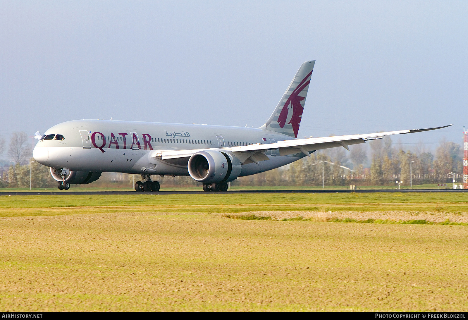 Aircraft Photo of A7-BCB | Boeing 787-8 Dreamliner | Qatar Airways | AirHistory.net #526177