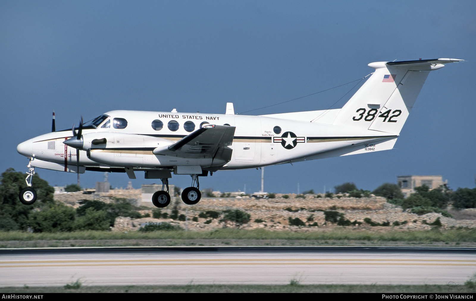 Aircraft Photo of 163842 / 3842 | Beech UC-12M Super King Air (B200C) | USA - Navy | AirHistory.net #526208