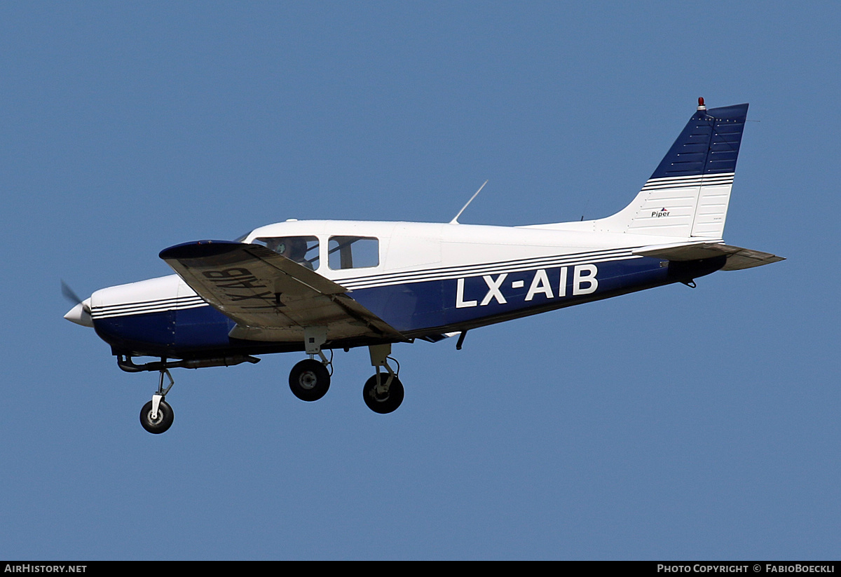 Aircraft Photo of LX-AIB | Piper PA-28-161 Cadet | AirHistory.net #526218
