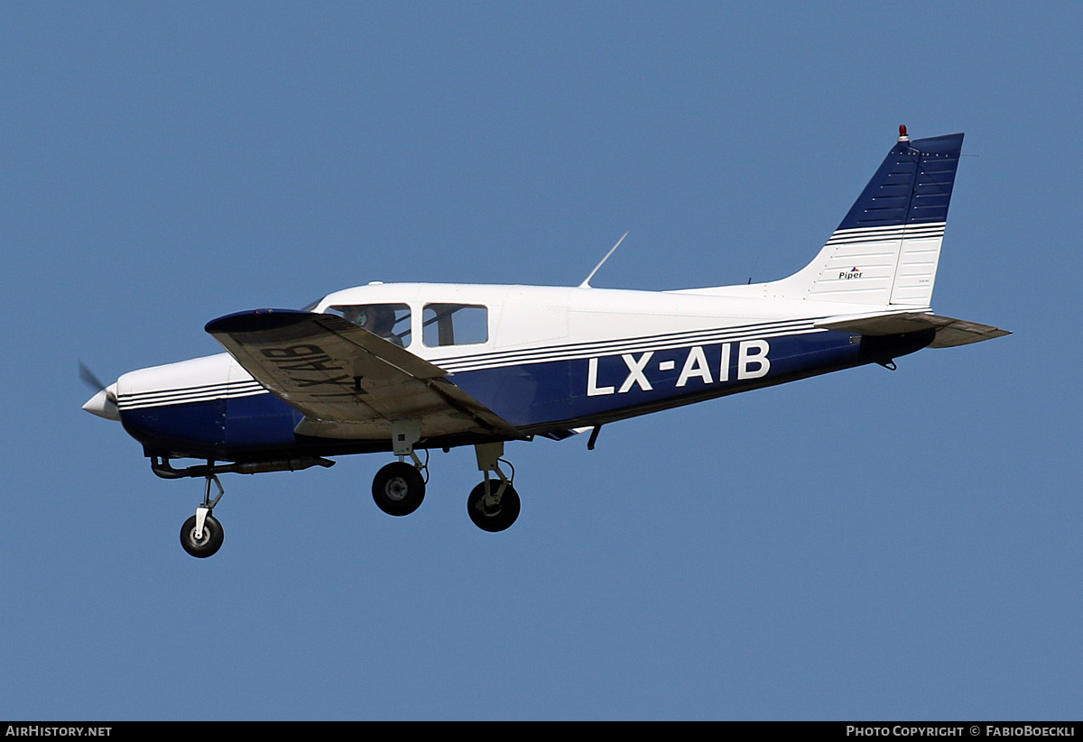 Aircraft Photo of LX-AIB | Piper PA-28-161 Cadet | AirHistory.net #526218