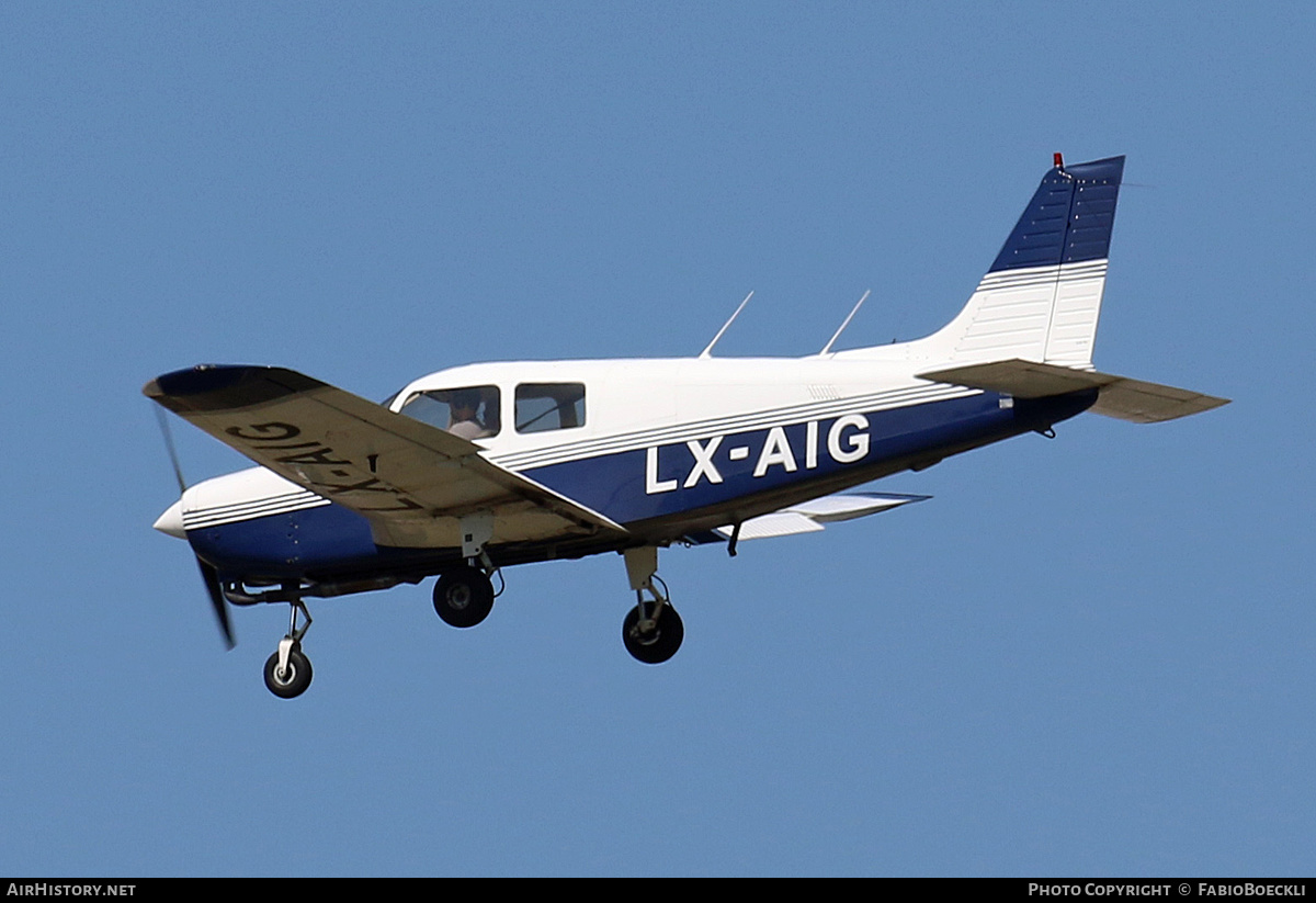 Aircraft Photo of LX-AIG | Piper PA-28-161 Cadet | AirHistory.net #526229