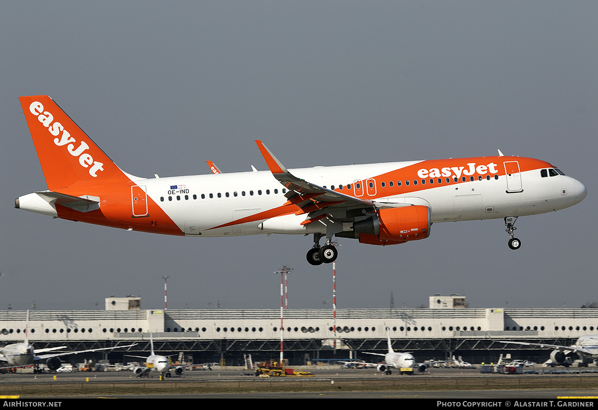 Aircraft Photo of OE-IND | Airbus A320-214 | EasyJet | AirHistory.net #526238