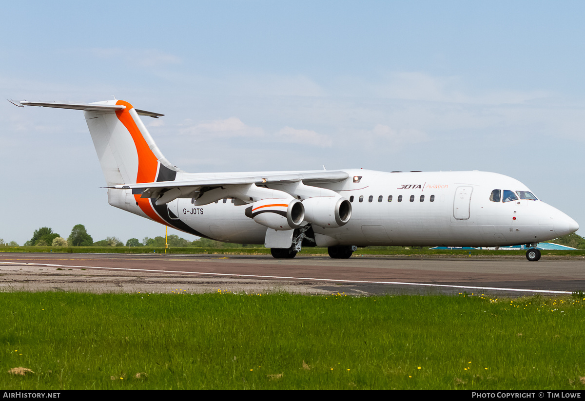 Aircraft Photo of G-JOTS | BAE Systems Avro 146-RJ100 | Jota Aviation | AirHistory.net #526253