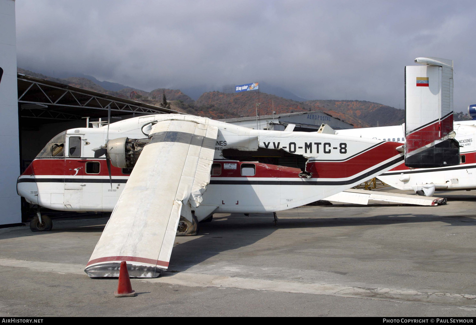 Aircraft Photo of YV-O-MTC-8 | Short SC.7 Skyvan 3-100 | Ministerio de Transporte y Comunicaciones | AirHistory.net #526261
