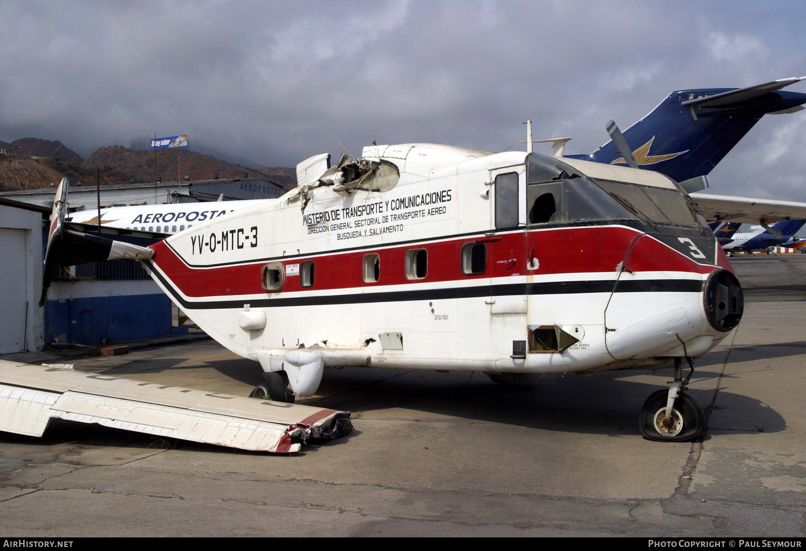 Aircraft Photo of YV-O-MTC-3 | Short SC.7 Skyvan 3-100 | Ministerio de Transporte y Comunicaciones | AirHistory.net #526270