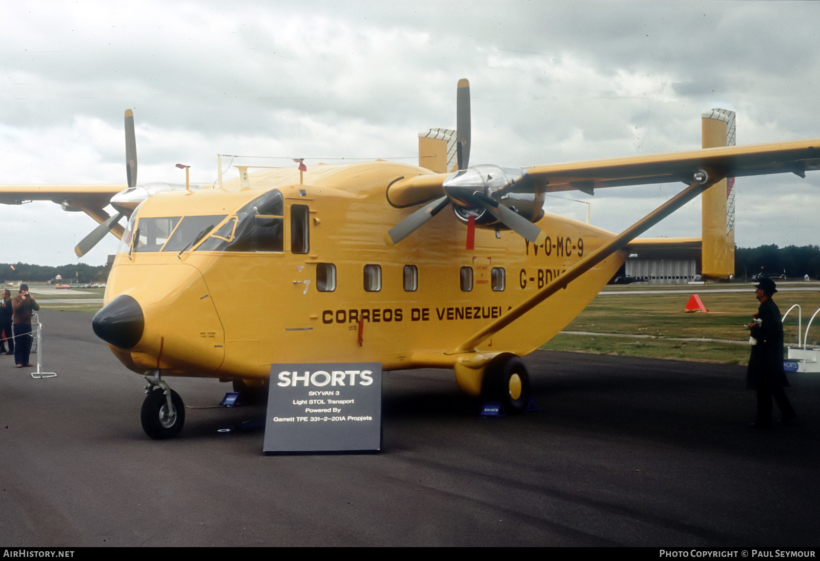 Aircraft Photo of YV-O-MC-9 | Short SC.7 Skyvan 3-100 | Correos de Venezuela | AirHistory.net #526272