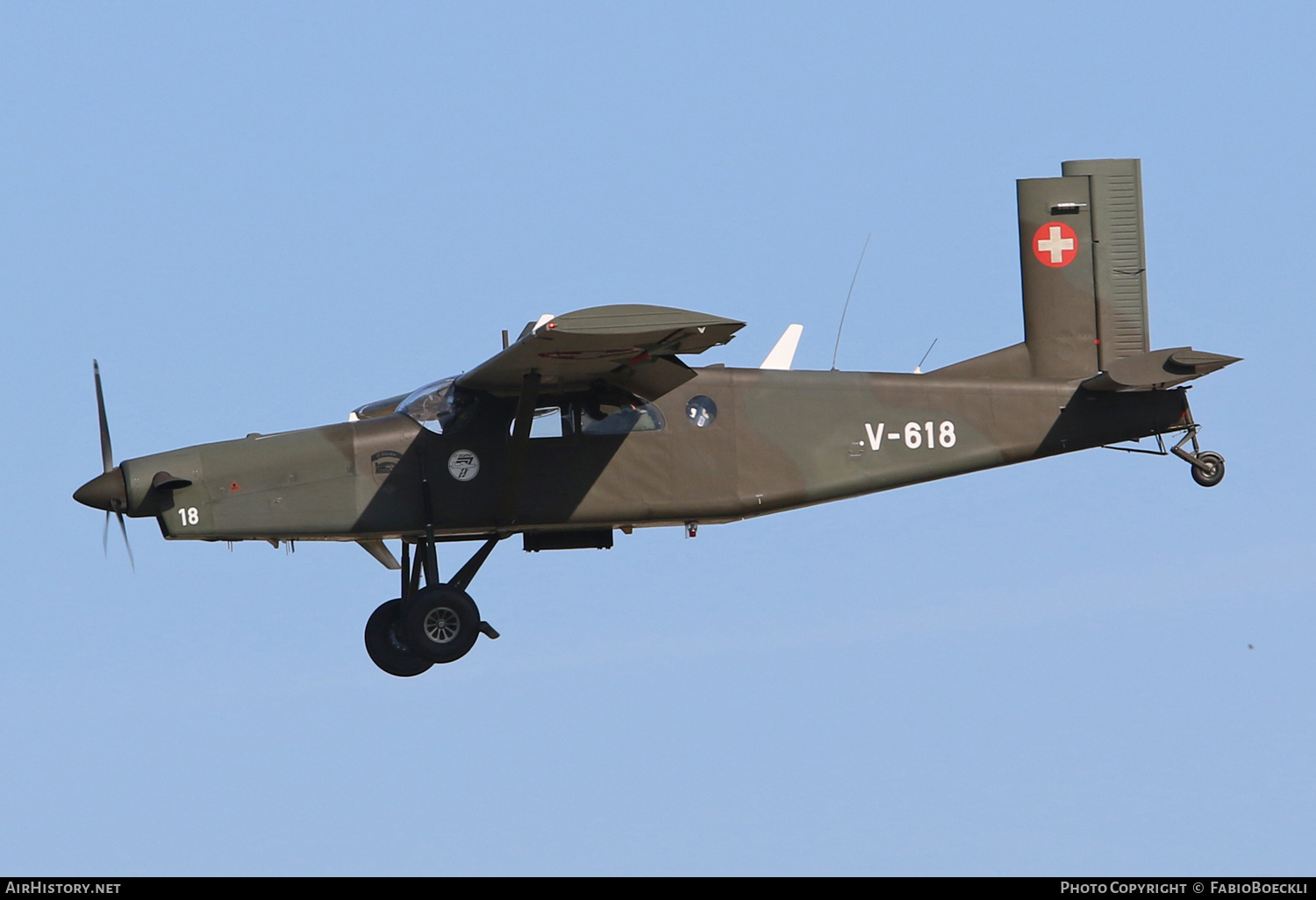 Aircraft Photo of V-618 | Pilatus PC-6/B2-H2M-1 Turbo Porter | Switzerland - Air Force | AirHistory.net #526300