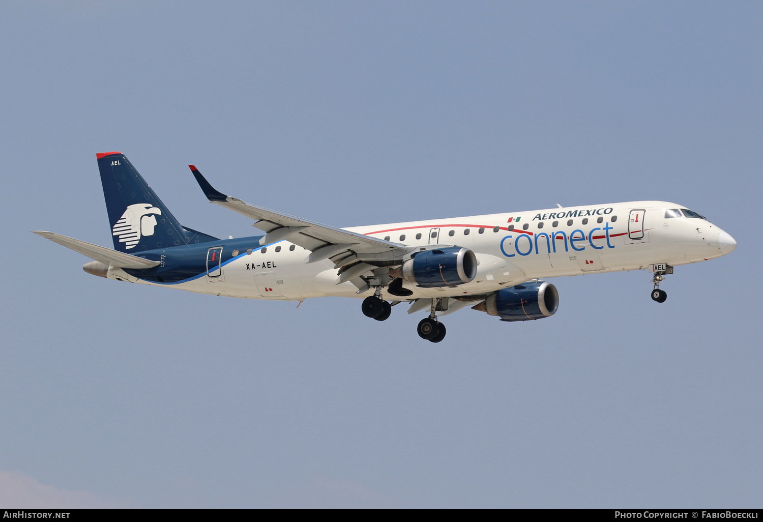 Aircraft Photo of XA-AEL | Embraer 195AR (ERJ-190-200IGW) | AeroMéxico Connect | AirHistory.net #526306