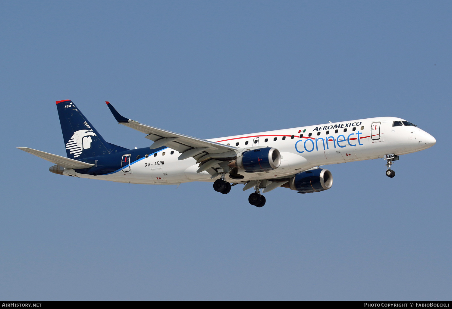 Aircraft Photo of XA-AEM | Embraer 190LR (ERJ-190-100LR) | AeroMéxico Connect | AirHistory.net #526313