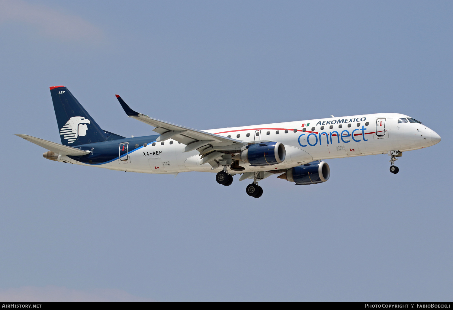 Aircraft Photo of XA-AEP | Embraer 190LR (ERJ-190-100LR) | AeroMéxico Connect | AirHistory.net #526326