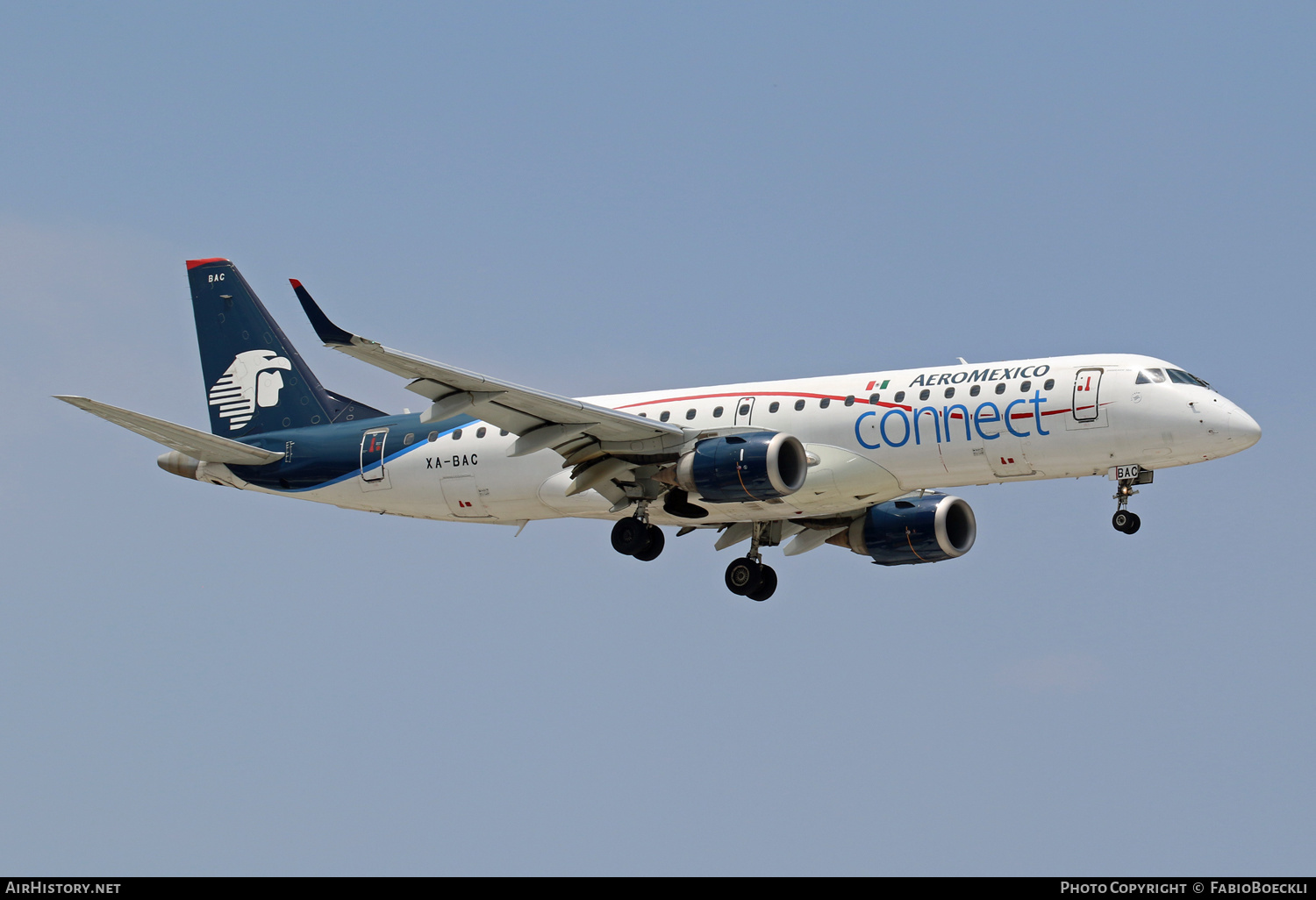 Aircraft Photo of XA-BAC | Embraer 190LR (ERJ-190-100LR) | AeroMéxico Connect | AirHistory.net #526327