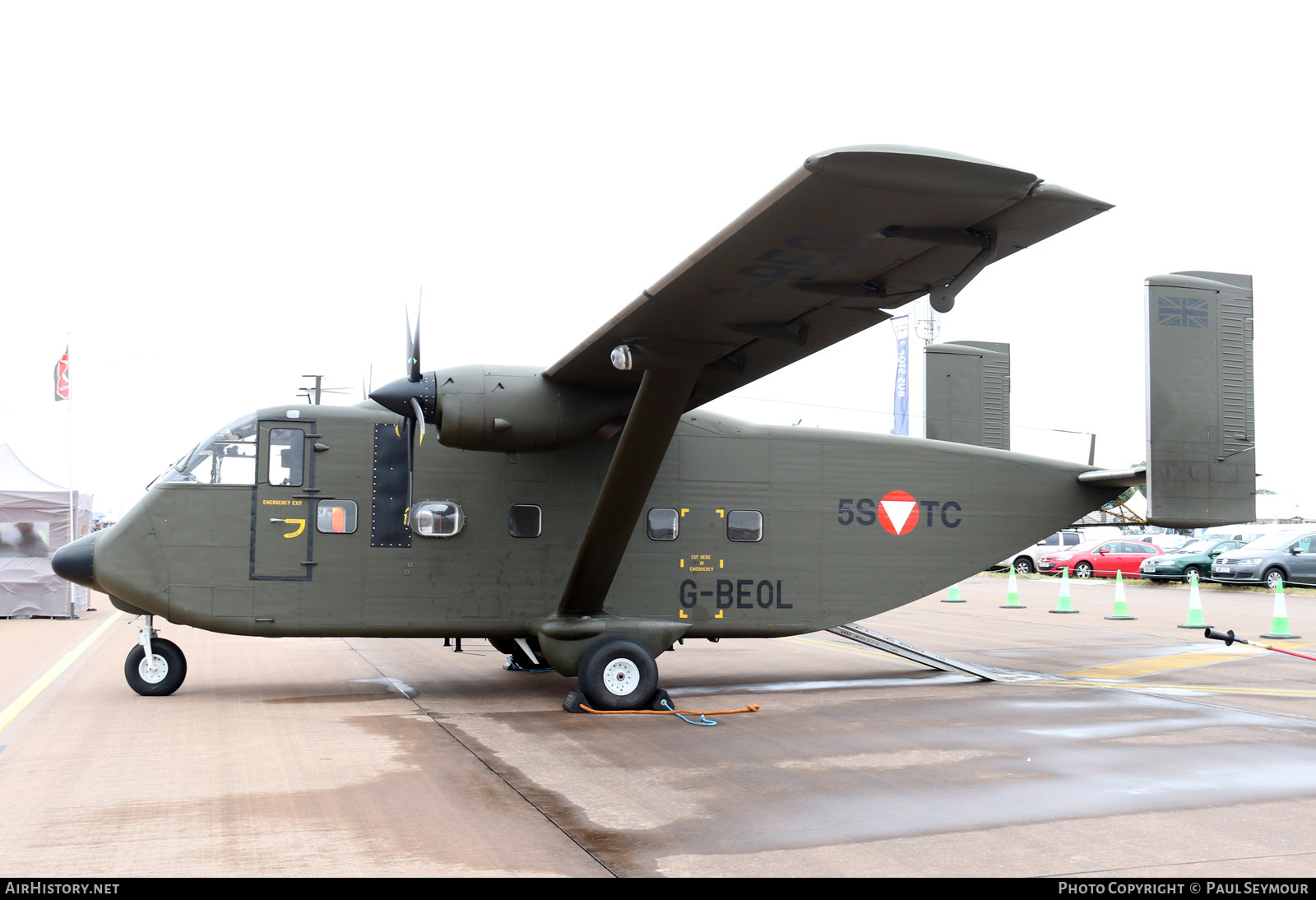 Aircraft Photo of G-BEOL / 5S-TC | Short SC.7 Skyvan 3-100 | Austria - Air Force | AirHistory.net #526365