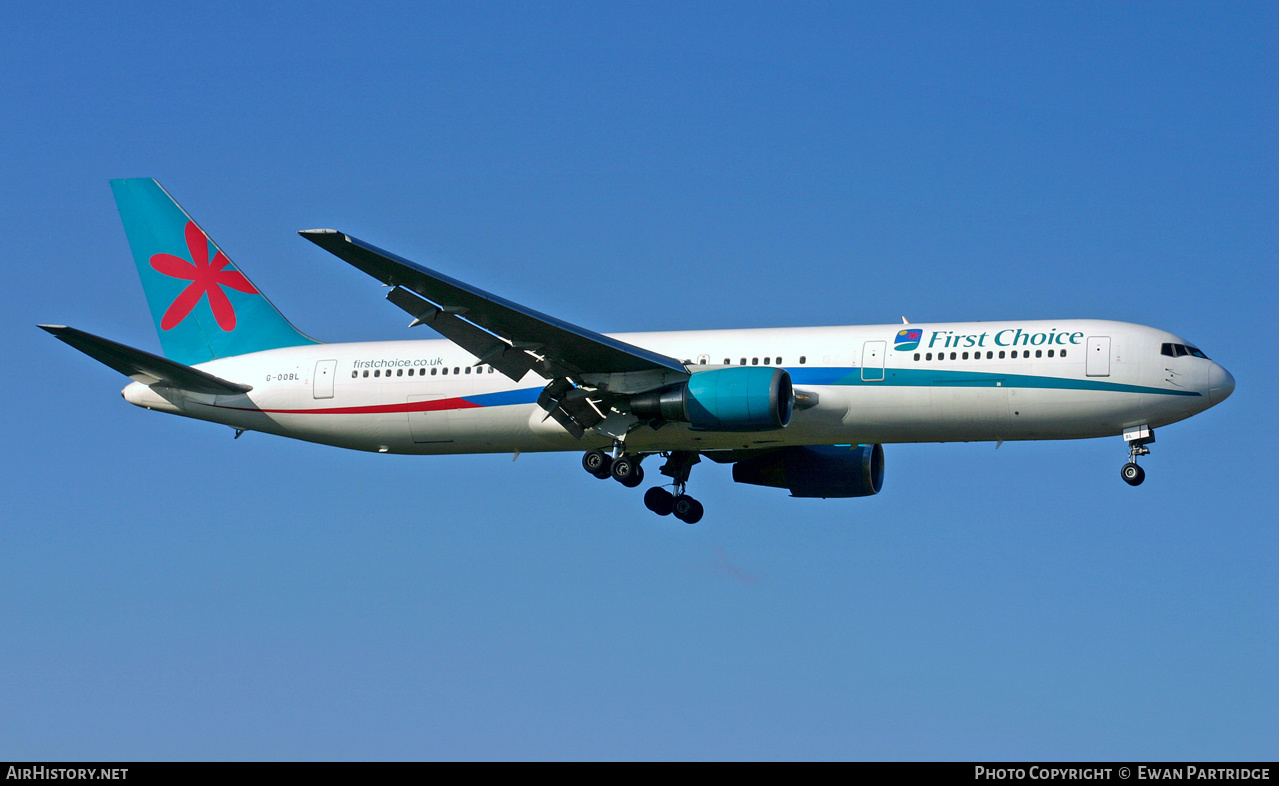 Aircraft Photo of G-OOBL | Boeing 767-324/ER | First Choice Airways | AirHistory.net #526370