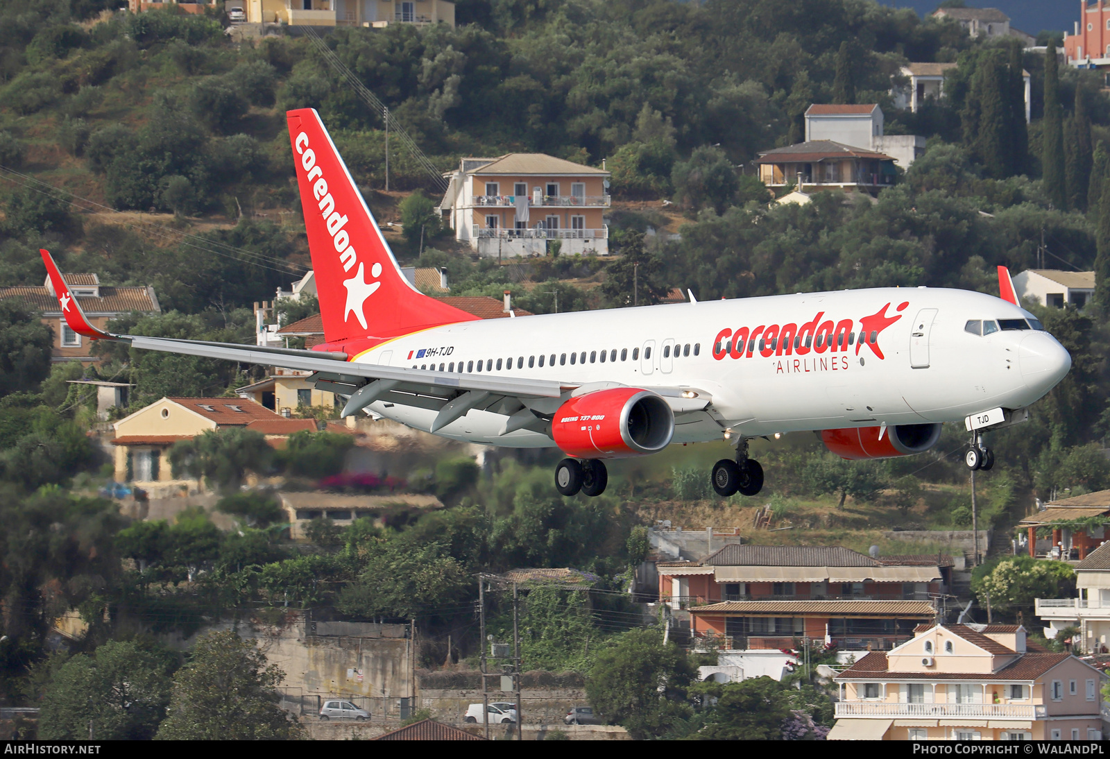 Aircraft Photo of 9H-TJD | Boeing 737-84P | Corendon Airlines | AirHistory.net #526393