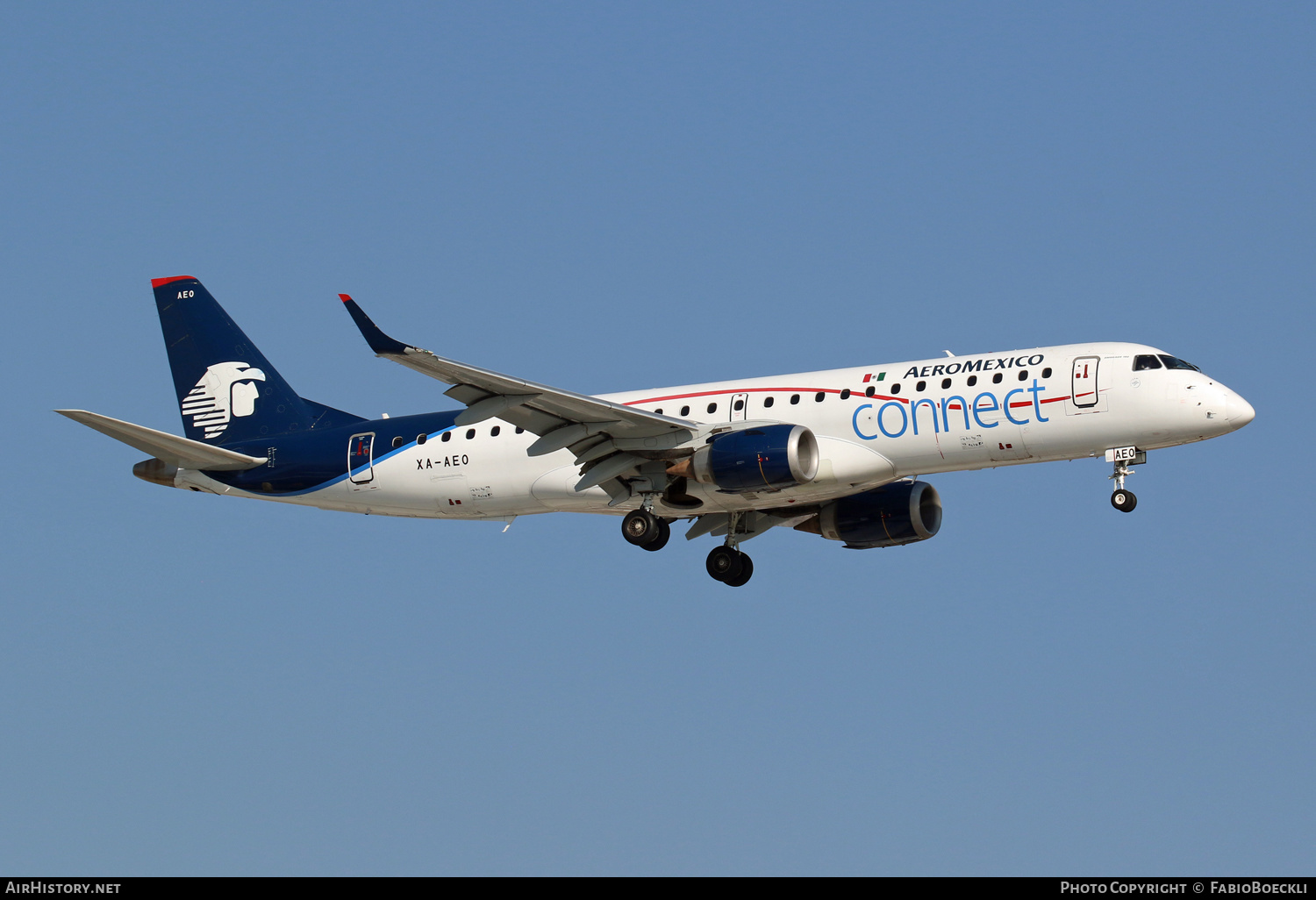 Aircraft Photo of XA-AEO | Embraer 190LR (ERJ-190-100LR) | AeroMéxico Connect | AirHistory.net #526395