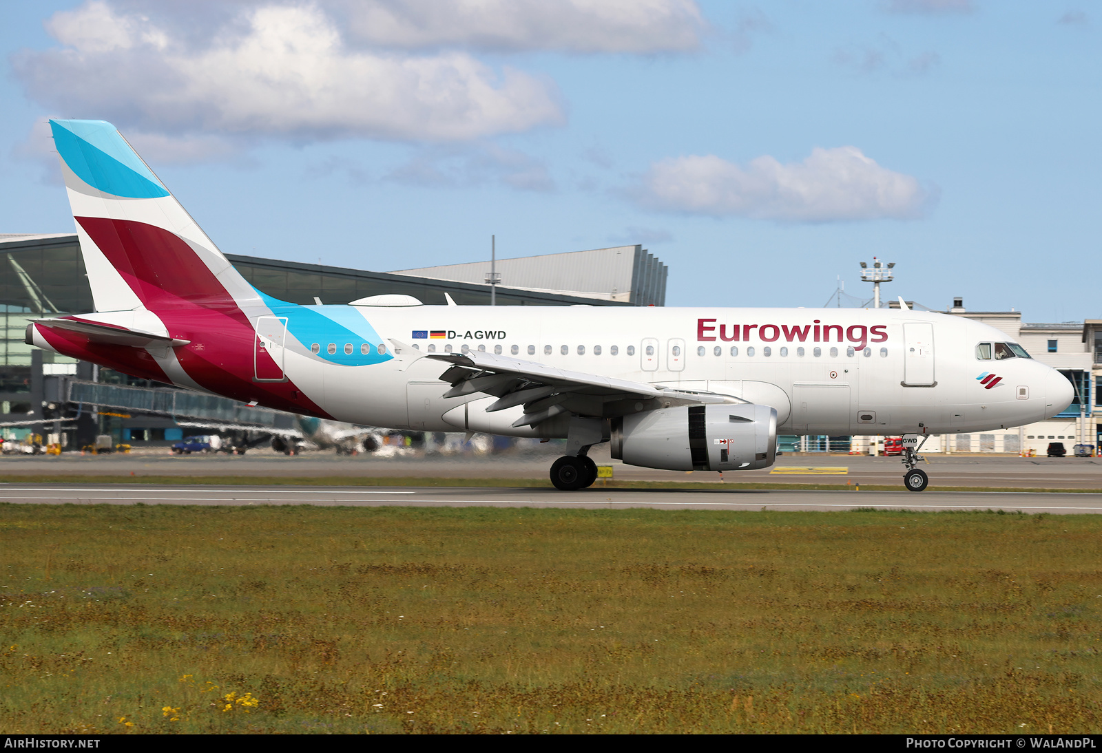 Aircraft Photo of D-AGWD | Airbus A319-132 | Eurowings | AirHistory.net #526396