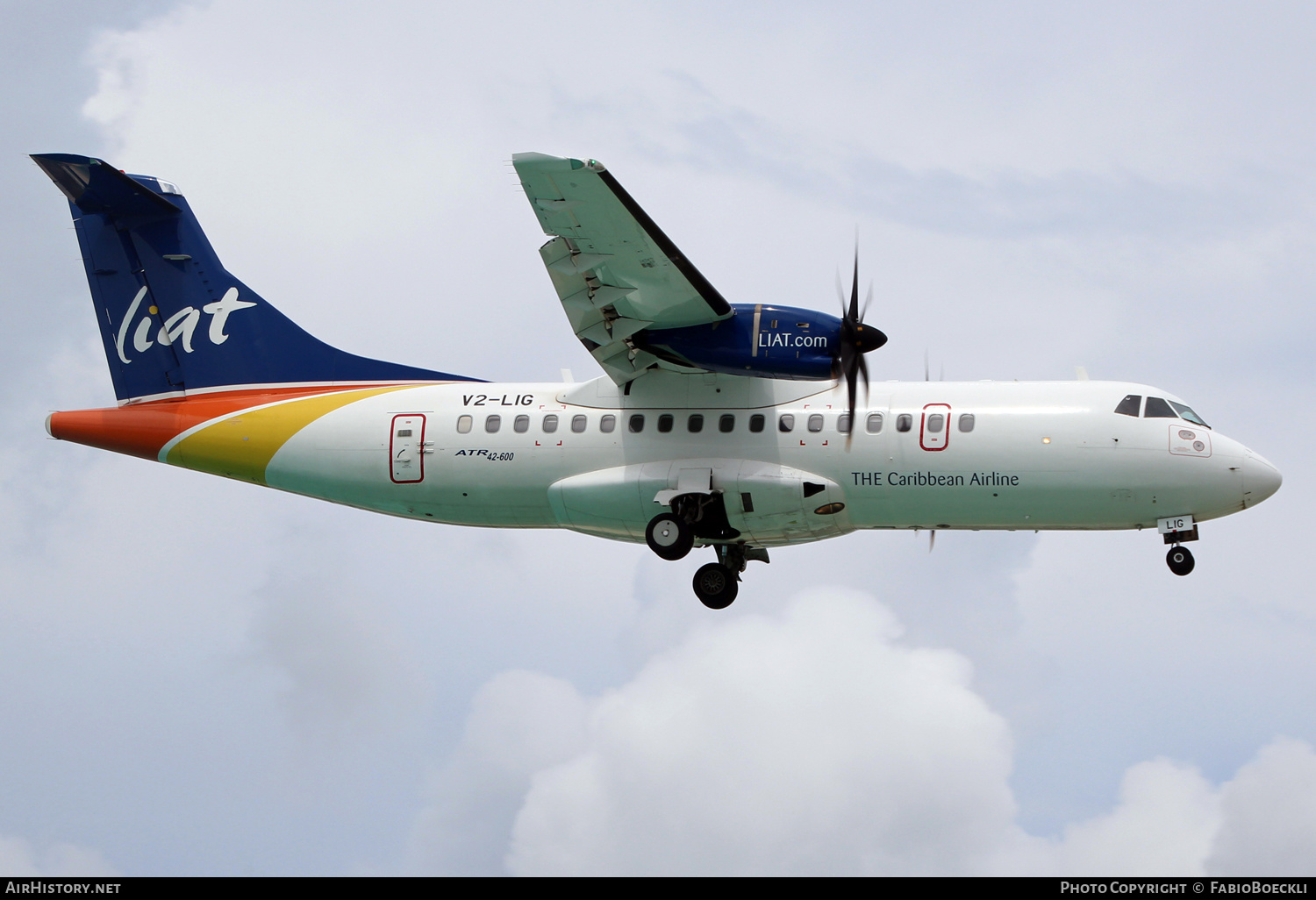 Aircraft Photo of V2-LIG | ATR ATR-42-600 | LIAT - Leeward Islands Air Transport | AirHistory.net #526404
