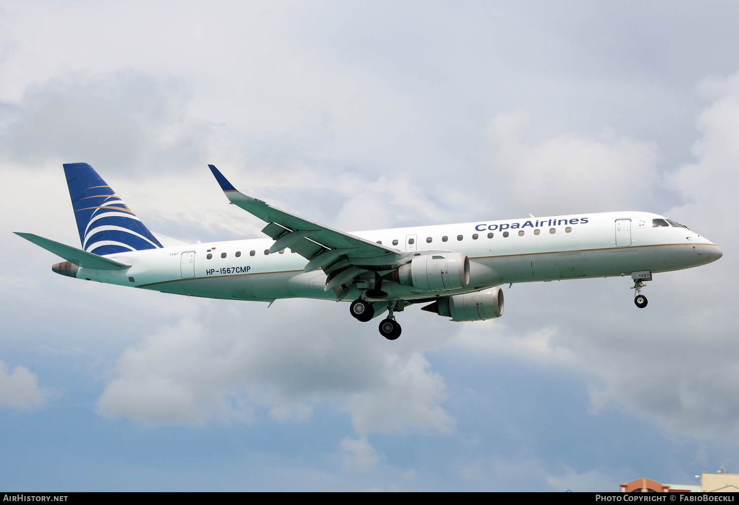 Aircraft Photo of HP-1567CMP | Embraer 190AR (ERJ-190-100IGW) | Copa Airlines | AirHistory.net #526418