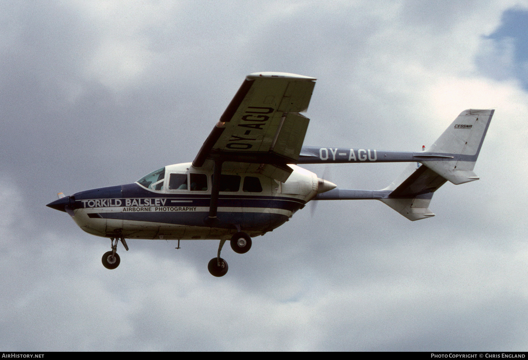 Aircraft Photo of OY-AGU | Cessna 337D Super Skymaster | Torkild Balslev Airborne Photography | AirHistory.net #526435