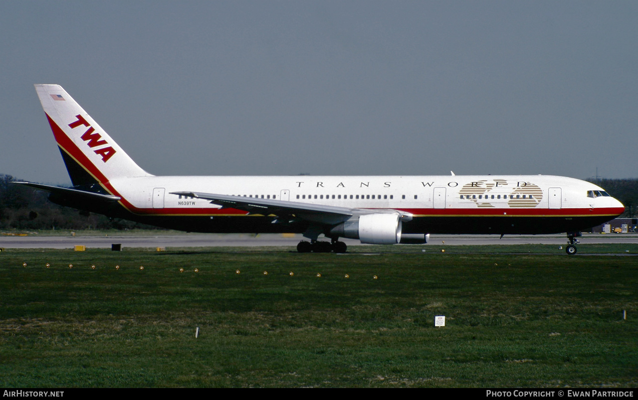 Aircraft Photo of N639TW | Boeing 767-3Y0/ER | Trans World Airlines - TWA | AirHistory.net #526438