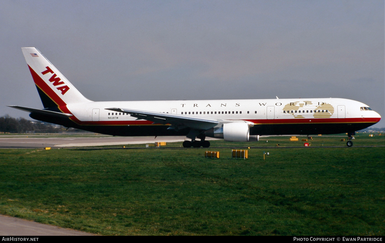 Aircraft Photo of N638TW | Boeing 767-3Y0/ER | Trans World Airlines - TWA | AirHistory.net #526447