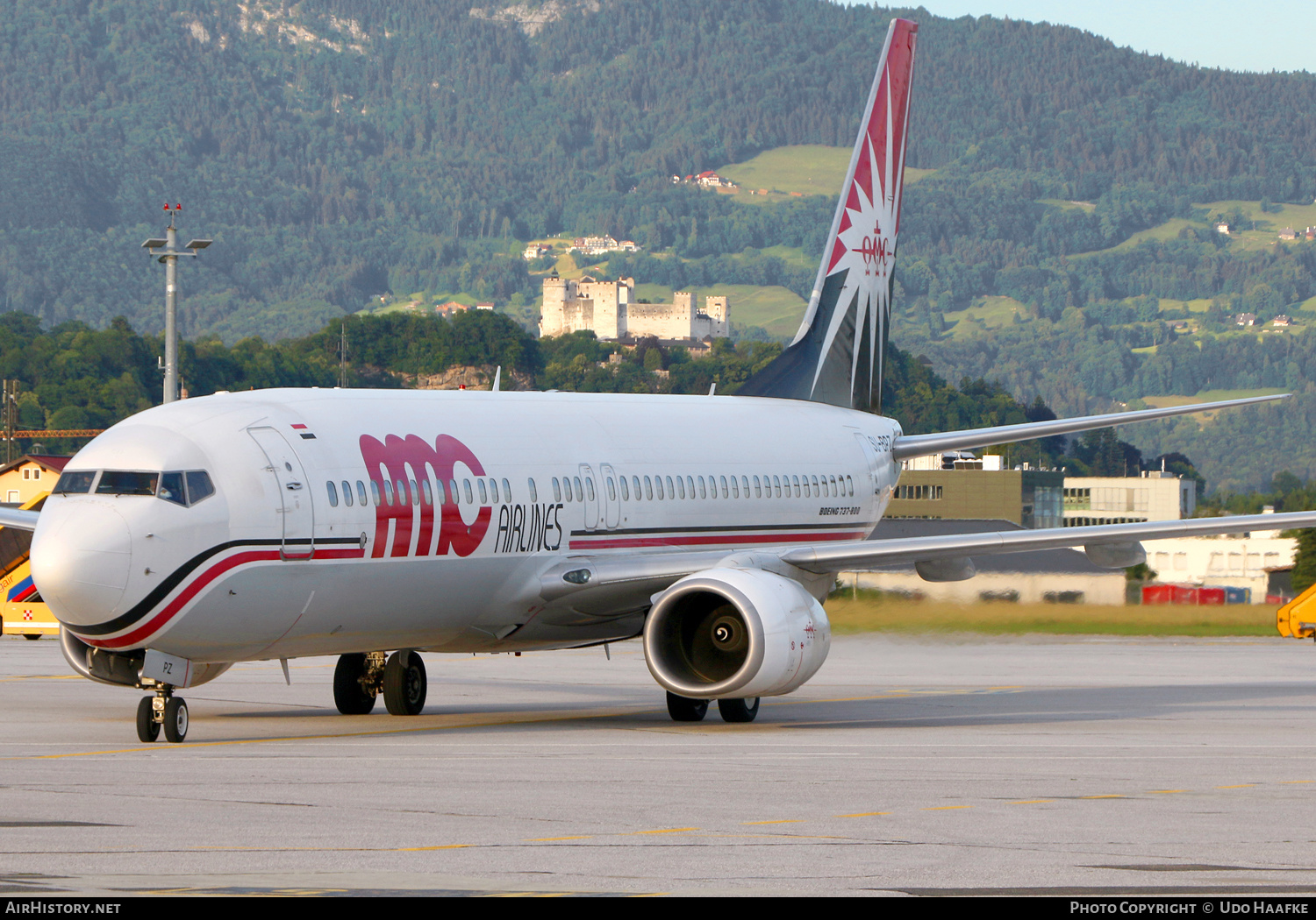 Aircraft Photo of SU-BPZ | Boeing 737-86N | AMC Airlines | AirHistory.net #526464