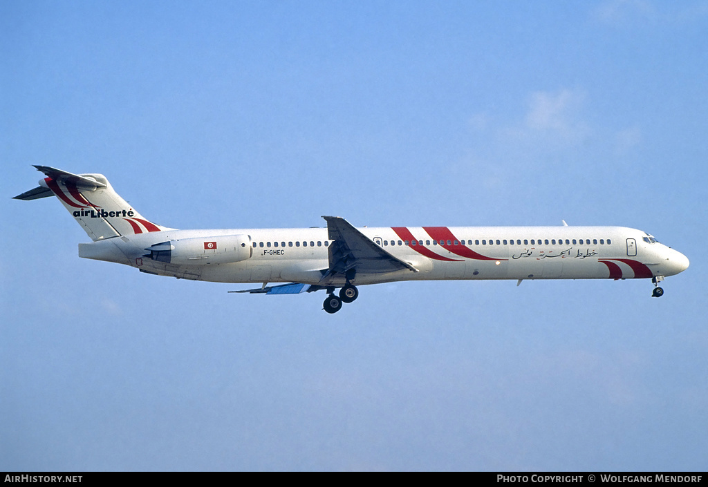 Aircraft Photo of F-GHEC | McDonnell Douglas MD-83 (DC-9-83) | Air Liberté Tunisie | AirHistory.net #526481
