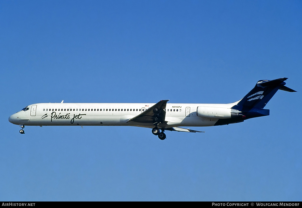 Aircraft Photo of N915PJ | McDonnell Douglas MD-83 (DC-9-83) | Private Jet Expeditions | AirHistory.net #526483