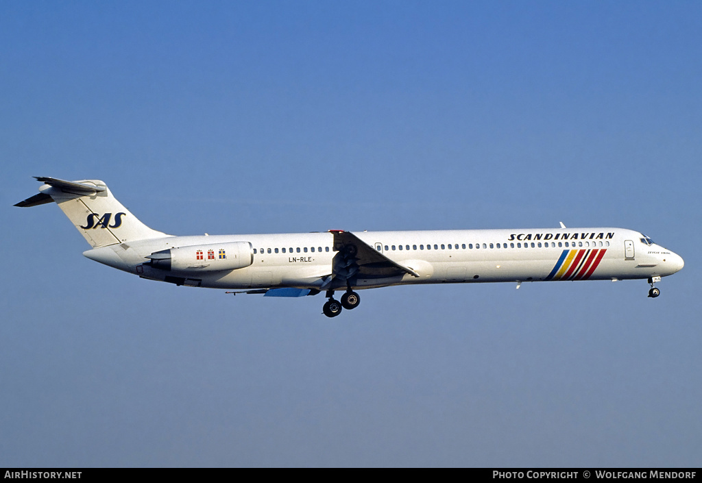 Aircraft Photo of LN-RLE | McDonnell Douglas MD-81 (DC-9-81) | Scandinavian Airlines - SAS | AirHistory.net #526488