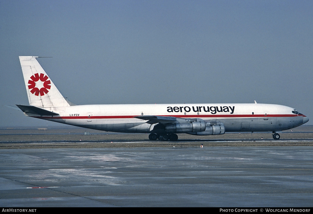 Aircraft Photo of LX-FCV | Boeing 707-331C | Aero Uruguay | AirHistory.net #526499