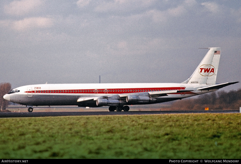 Aircraft Photo of N28726 | Boeing 707-331B | Trans World Airlines - TWA | AirHistory.net #526503