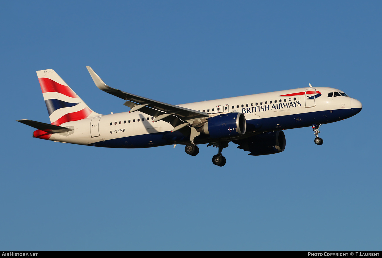 Aircraft Photo of G-TTNH | Airbus A320-251N | British Airways | AirHistory.net #526512