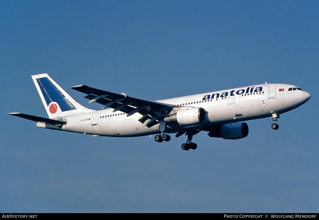 Aircraft Photo of TC-GTA | Airbus A300B4-103 | Air Anatolia | AirHistory.net #526514