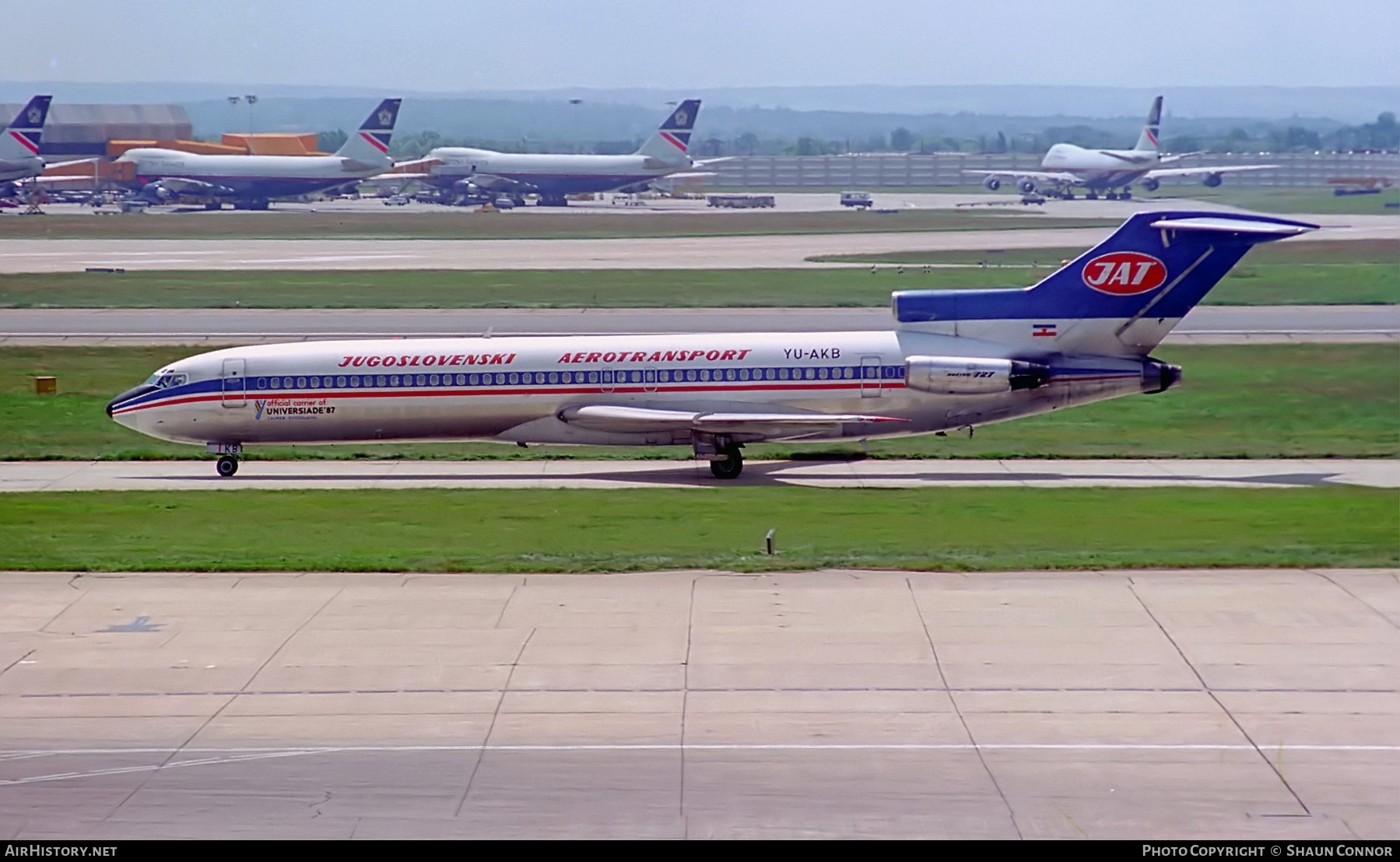 Aircraft Photo of YU-AKB | Boeing 727-2H9/Adv | JAT Yugoslav Airlines - Jugoslovenski Aerotransport | AirHistory.net #526518