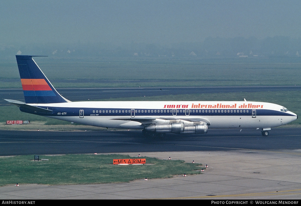 Aircraft Photo of 4X-ATY | Boeing 707-358C | Sun d'Or International Airlines | AirHistory.net #526520