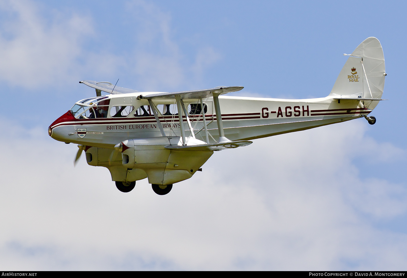 Aircraft Photo of G-AGSH | De Havilland D.H. 89A Dragon Rapide | BEA - British European Airways | AirHistory.net #526600