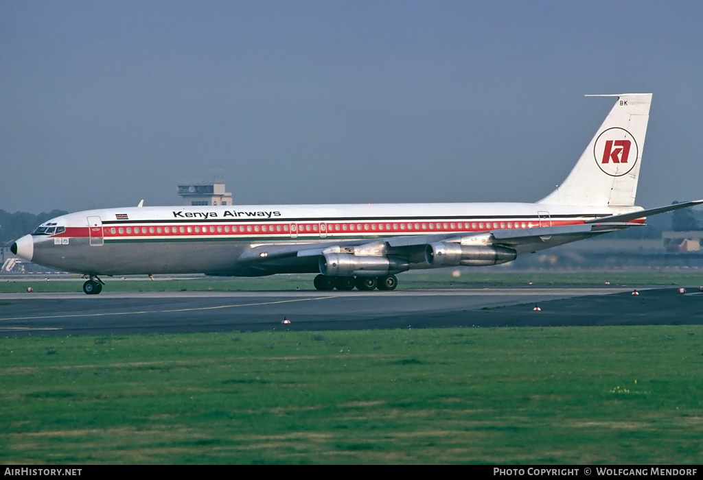 Aircraft Photo of 5Y-BBK | Boeing 707-351B | Kenya Airways | AirHistory.net #526618