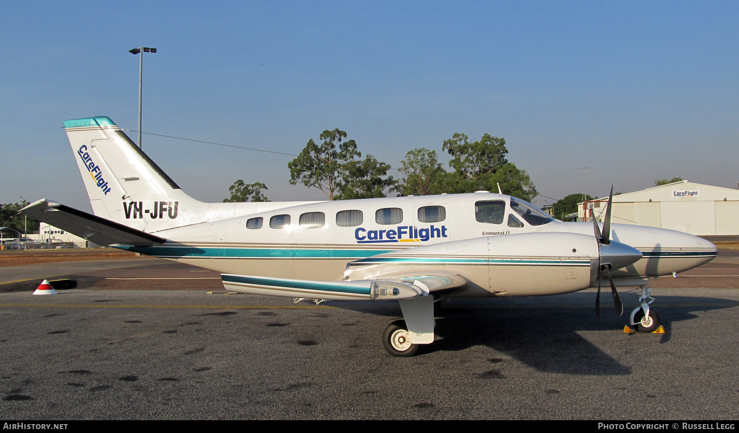 Aircraft Photo of VH-JFU | Cessna 441 Conquest | CareFlight | AirHistory.net #526658