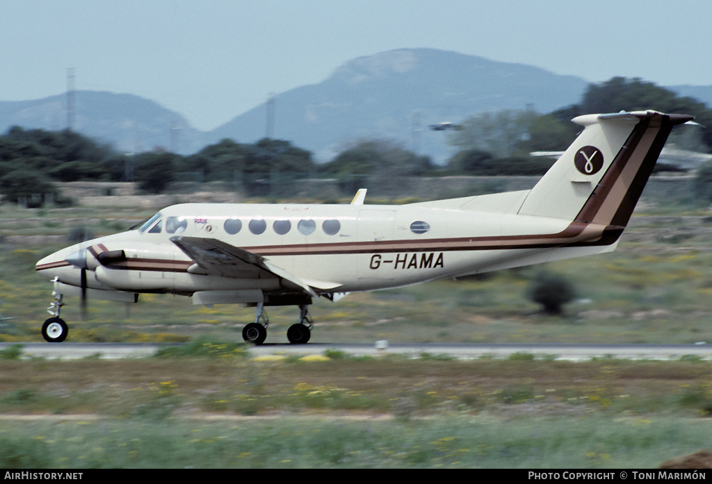 Aircraft Photo of G-HAMA | Beechcraft 200 King Air | Gama Aviation | AirHistory.net #526671