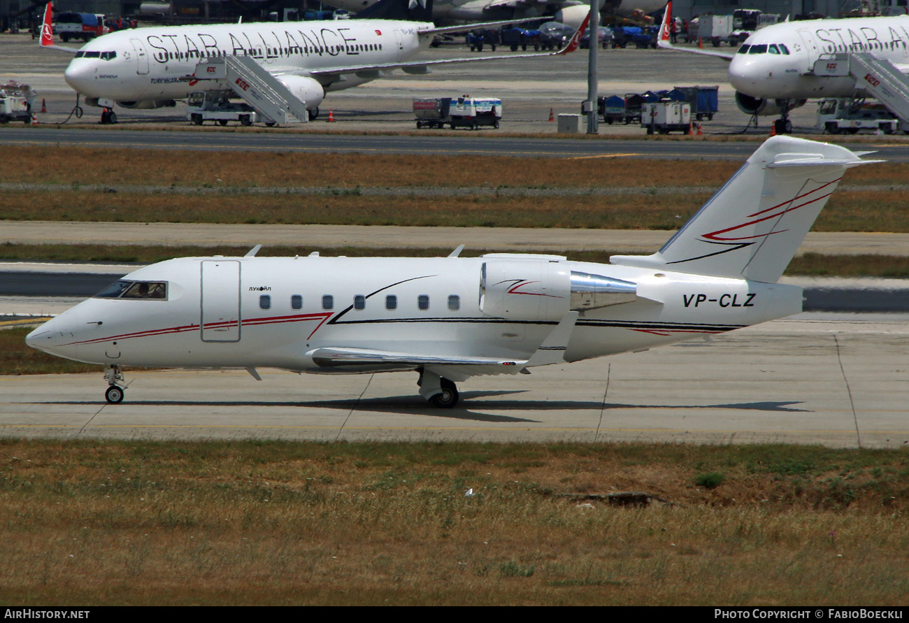 Aircraft Photo of VP-CLZ | Canadair Challenger 601-3R (CL-600-2B16) | Lukoil | AirHistory.net #526755