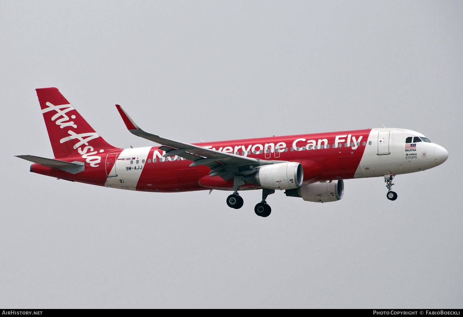 Aircraft Photo of 9M-AJJ | Airbus A320-216 | AirAsia | AirHistory.net #526763