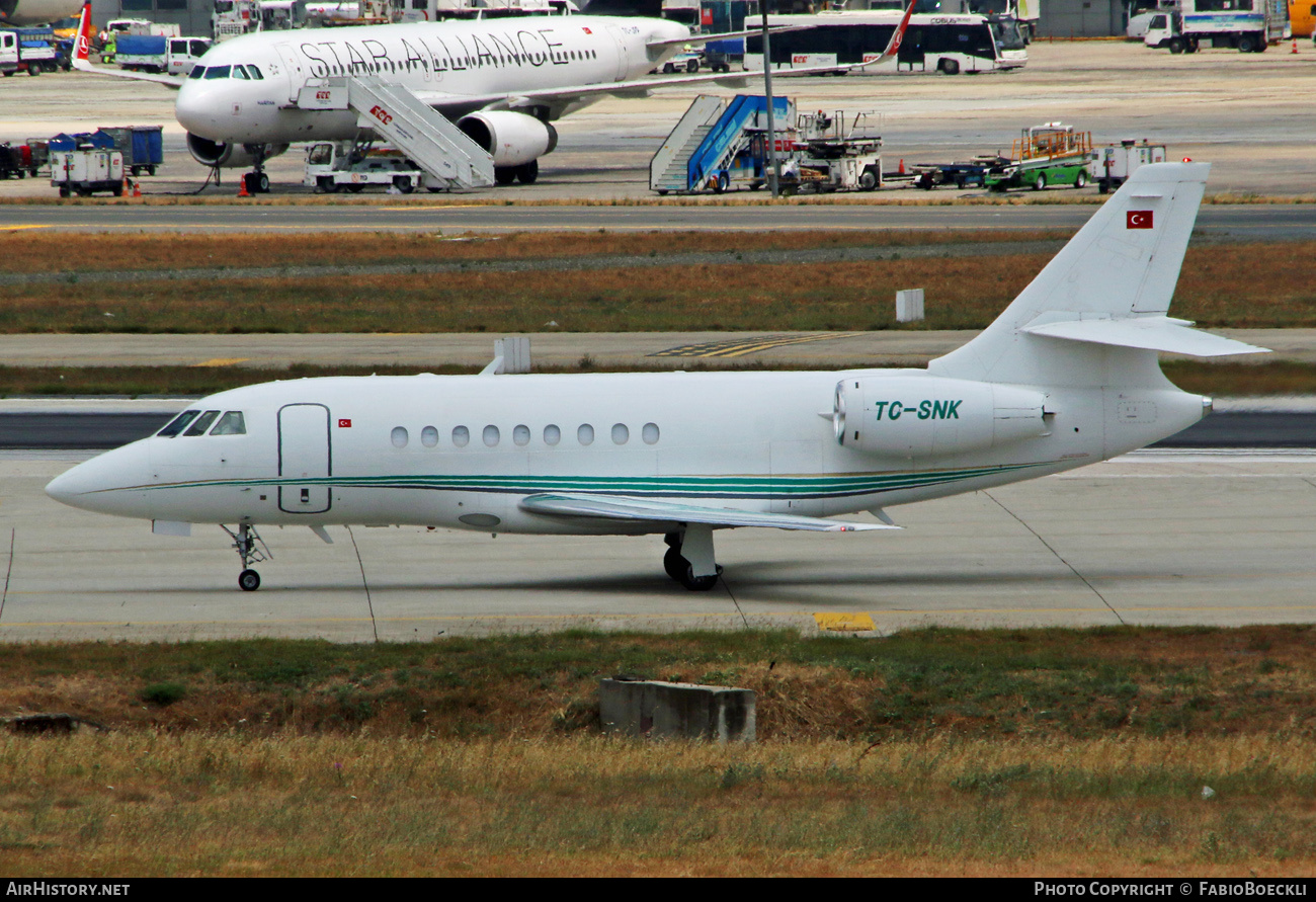 Aircraft Photo of TC-SNK | Dassault Falcon 2000 | AirHistory.net #526765