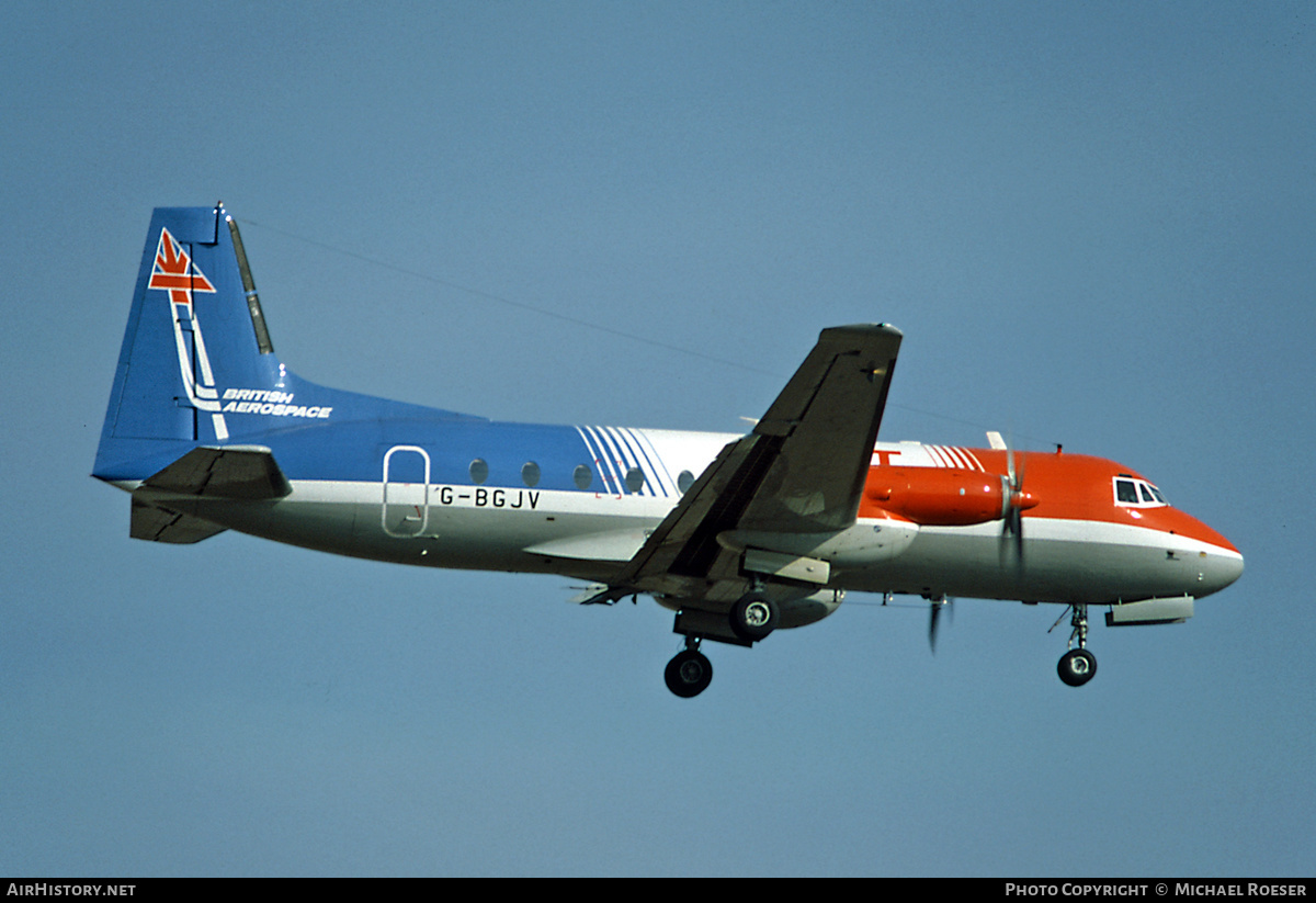 Aircraft Photo of G-BGJV | British Aerospace BAe-748 Srs2B/357LFD | DLT - Deutsche Luftverkehrsgesellschaft | AirHistory.net #526779