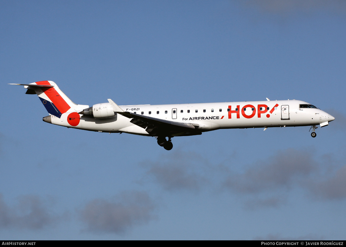 Aircraft Photo of F-GRZI | Bombardier CRJ-702 (CL-600-2C10) | Hop! | AirHistory.net #526793