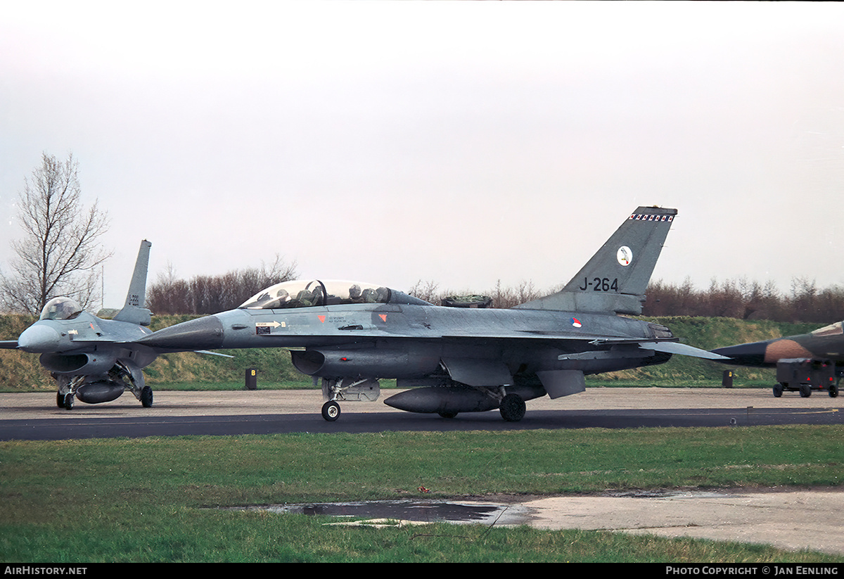 Aircraft Photo of J-264 | General Dynamics F-16B Fighting Falcon | Netherlands - Air Force | AirHistory.net #526808