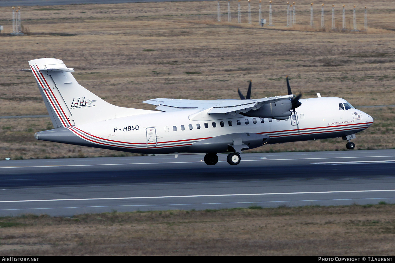 Aircraft Photo of F-HBSO | ATR ATR-42-320 | Atlantique Air Assistance | AirHistory.net #526813