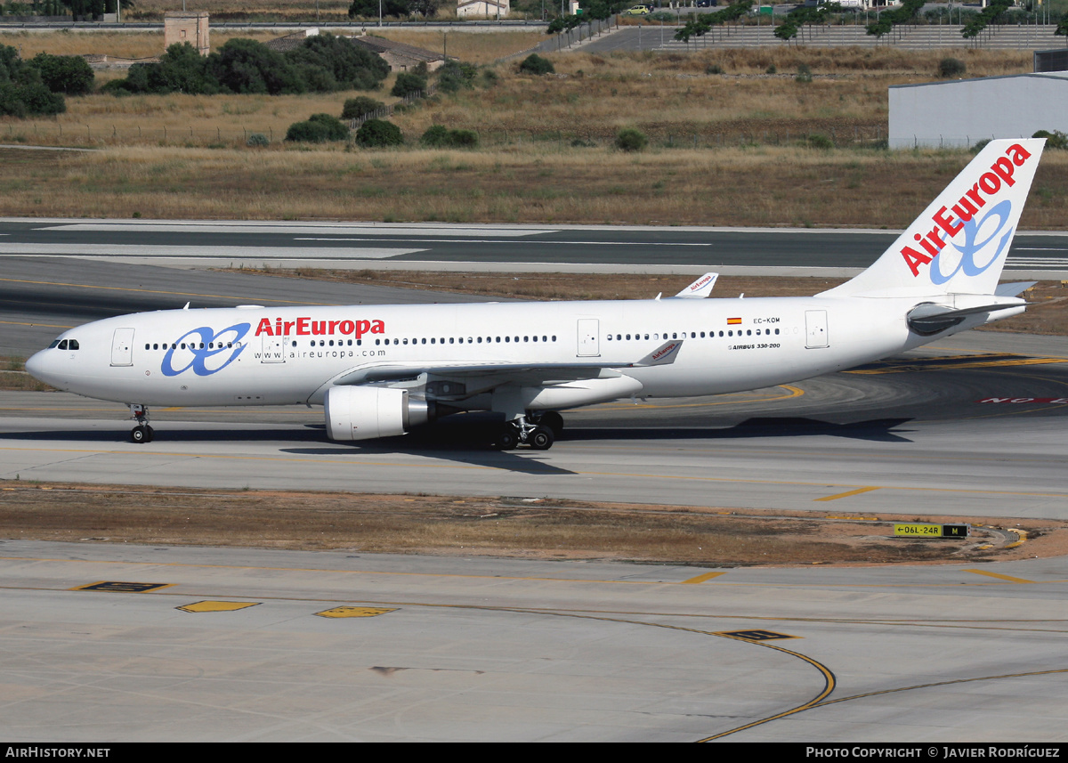 Aircraft Photo of EC-KOM | Airbus A330-202 | Air Europa | AirHistory.net #526823